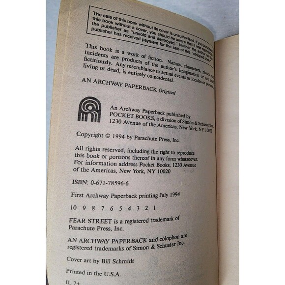 Fear Street R.L. Stine Paperbacks Lot Of 5 Horror Teen 90s Cheerleaders Cat Evil - Picture 10 of 16